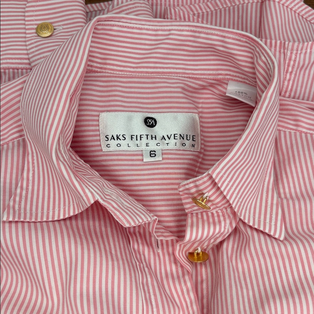 Saks Fifth Avenue Collection cotton blouse.